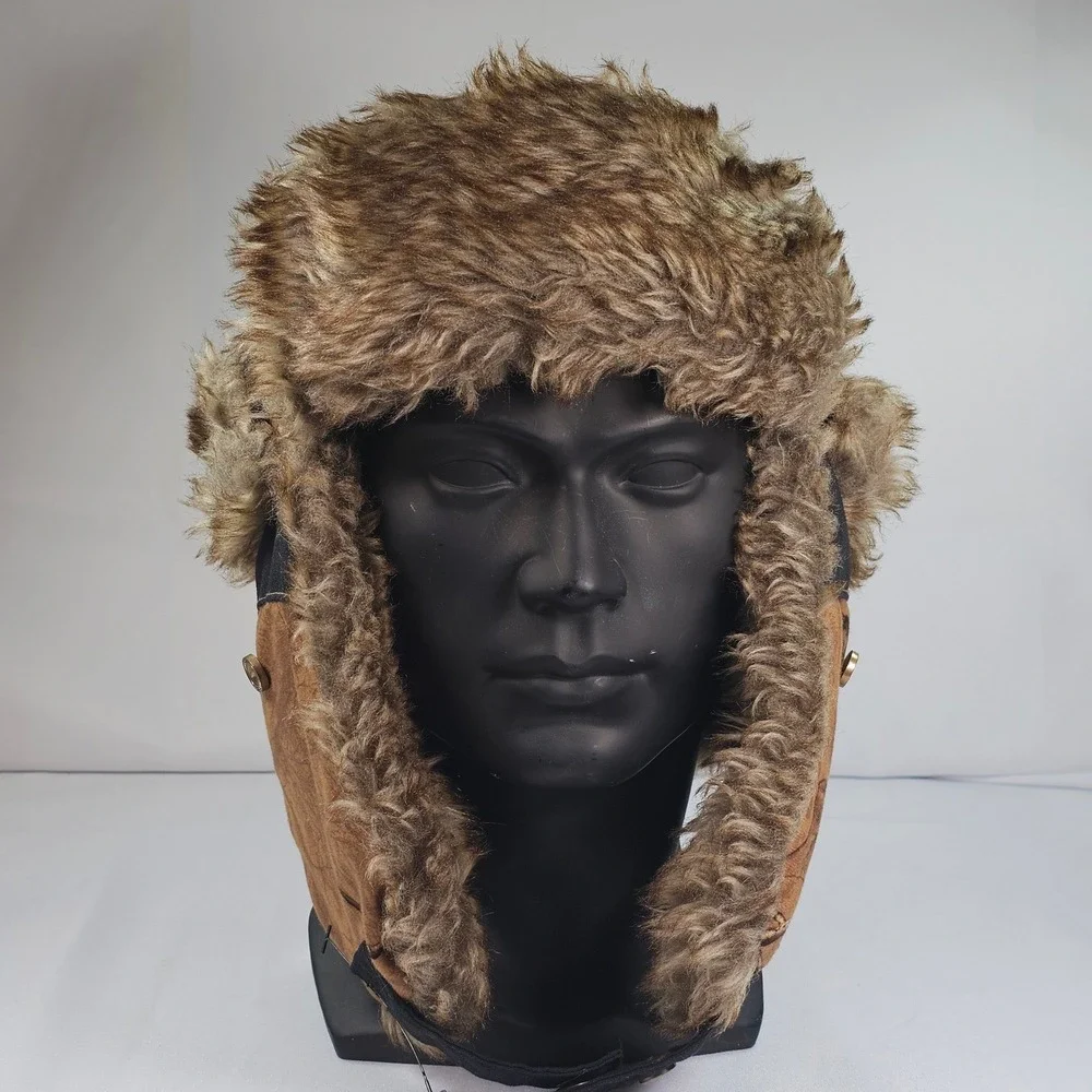 Realtree Hot‎ Shot Camo Trapper Hat Faux Fur Lined Winter Thinsulate Adult M